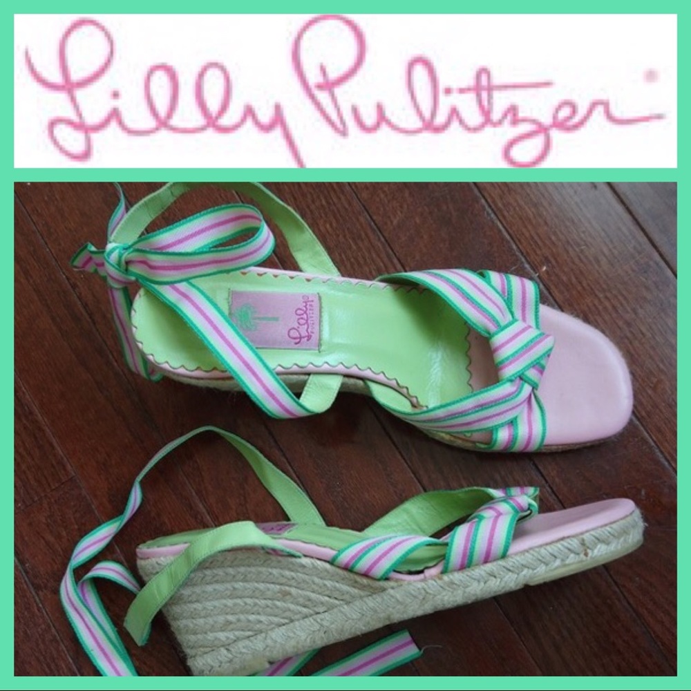 Lilly Pulitzer Wedge Sandals